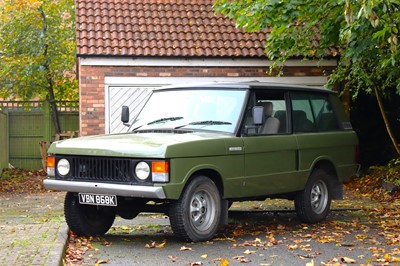 Lot 7 - 1972 Range Rover 'Two Door' Suffix A