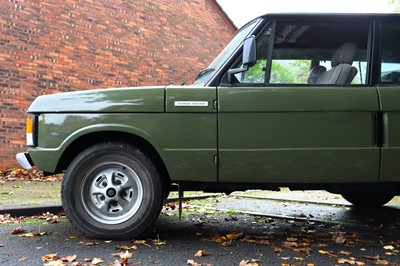 Lot 7 - 1972 Range Rover 'Two Door' Suffix A