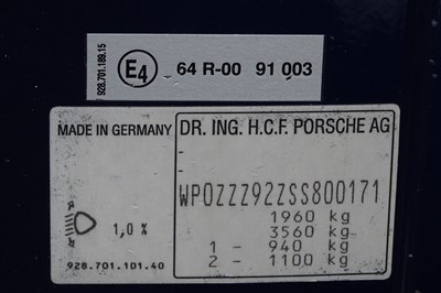 Lot 145 - 1995 Porsche 928 GTS