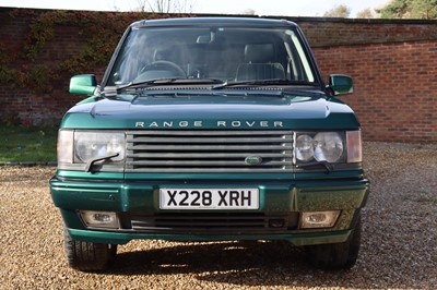 Lot 100 - 2001 Range Rover 30th Anniversary Edition