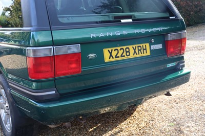 Lot 100 - 2001 Range Rover 30th Anniversary Edition