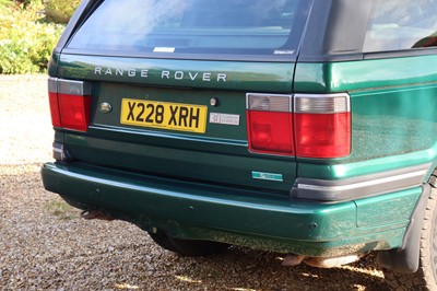 Lot 100 - 2001 Range Rover 30th Anniversary Edition