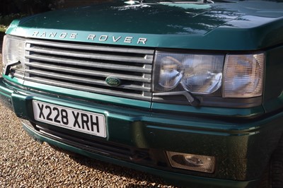 Lot 100 - 2001 Range Rover 30th Anniversary Edition