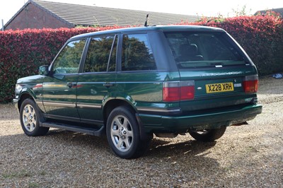 Lot 100 - 2001 Range Rover 30th Anniversary Edition