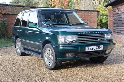 Lot 100 - 2001 Range Rover 30th Anniversary Edition