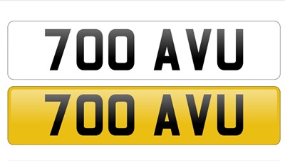 Lot 125 - Registration Number '700 AVU'