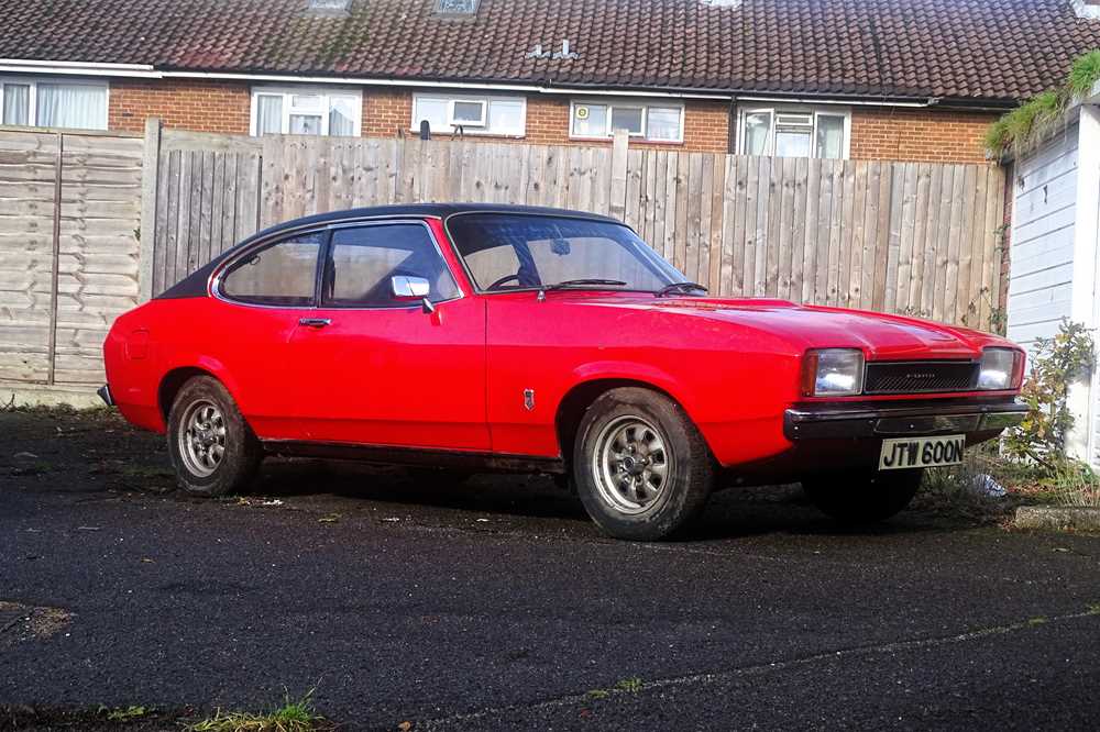 1972 Ford Capri - the only one of its kind - with just one owner set to  fetch £60k at auction