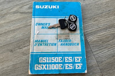 Lot 1987 Suzuki GSX1100E
