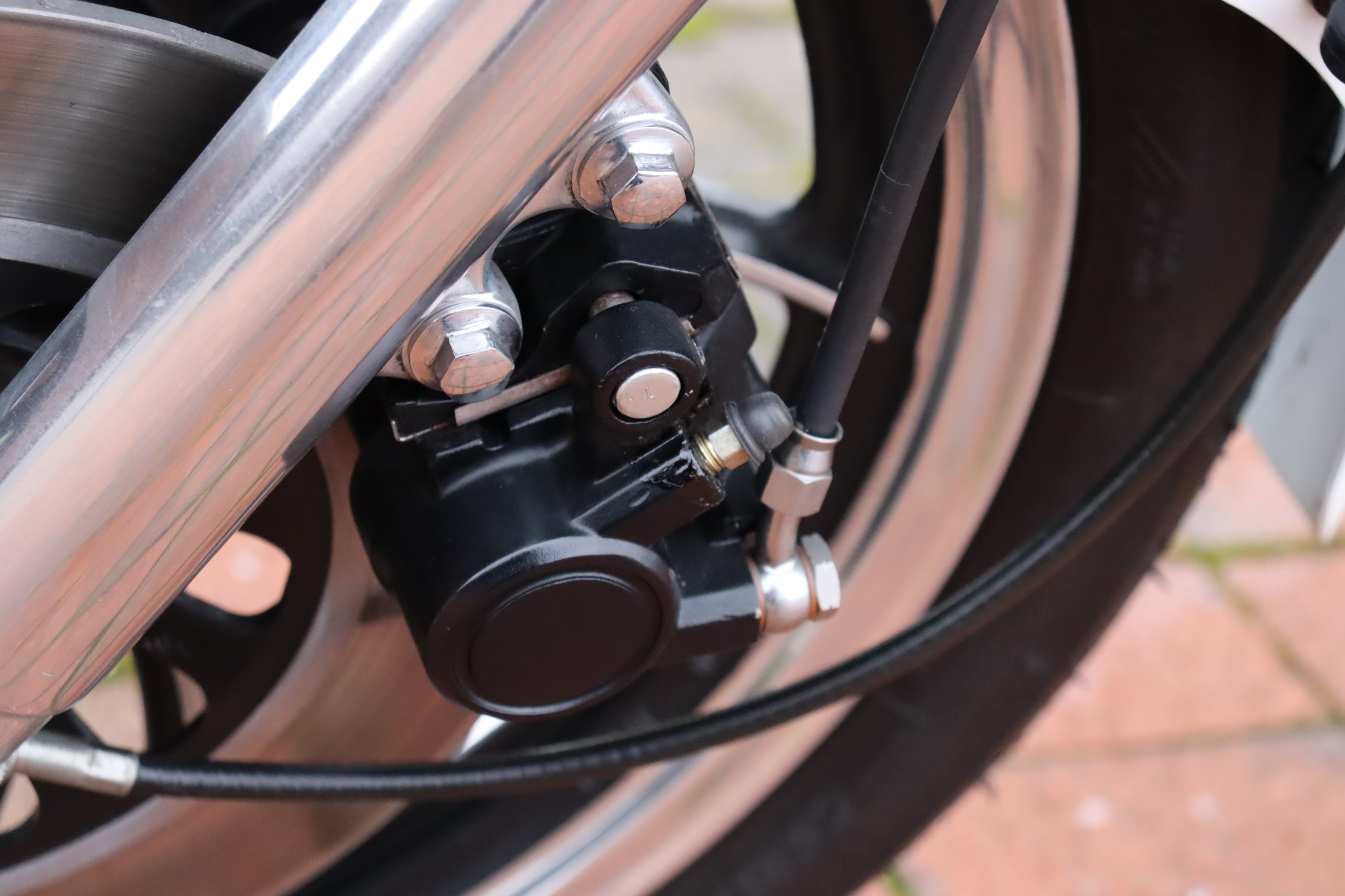 Yamaha RD350LC - Verchromt M10 X 1,25 17 Mm A/f Kuppelmuttern