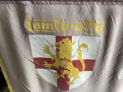 Lot 101 - c.1964 Original Lambretta Dealer's Shop Banner (UK Concessionaires)