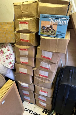 Lot 204 - 50 Boxes of Books 'Pictorial History of Norton Motorcycles' by Jim Reynolds