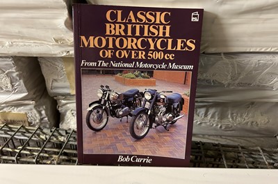 Lot 201 - 50 Packs of the Book - 'Classic British Motorcycles Over 500cc' by Bob Currie