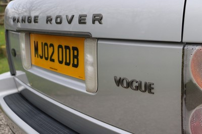 Lot 8 - 2002 Range Rover Vogue V8