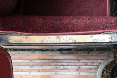 Lot 7 - 1932 Lagonda 16/80 S-Type Special Six T5 Tourer