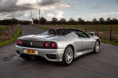 Lot 59 - 2001 Ferrari 360 Spider