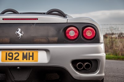 Lot 59 - 2001 Ferrari 360 Spider