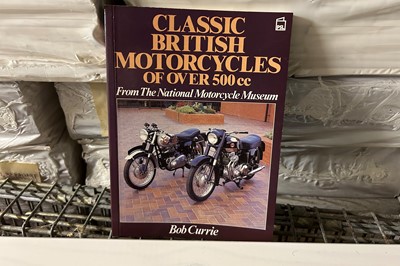 Lot 325 - 50 Packs of the Book - 'Classic British Motorcycles Over 500cc' by Bob Currie