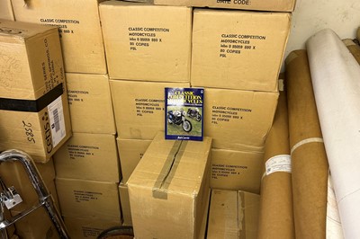 Lot 327 - 50 Boxes of the Book - 'Classic Competition Motorcycles' by Bob Currie