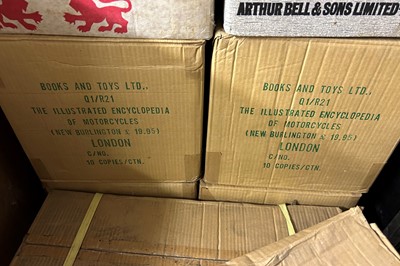 Lot 326 - 13 Boxes of Books 'The Illustrated Encyclopedia Of Motorcycles' by Erwin Tragatsch