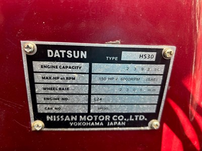 Lot 105 - 1972 Datsun 240Z