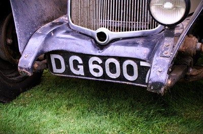 Lot 66 - 1933 Armstrong Siddeley 12hp Tourer