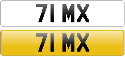 Lot 124 - Registration number '71 MX'