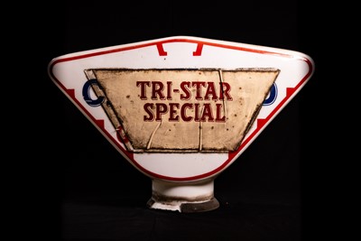 Lot 2 - Cleveland Guaranteed Glass Petrol Pump Globe