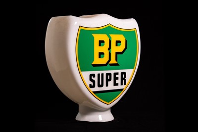 Lot 9 - BP Super Glass Petrol Pump Globe