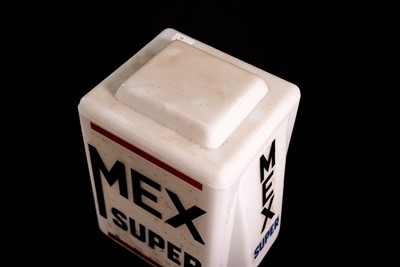 Lot 11 - Mex Super Glass Petrol Pump Globe