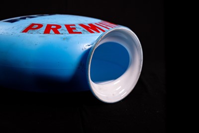 Lot 16 - Mobil Premium Glass Petrol Pump Globe