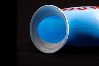 Lot 16 - Mobil Premium Glass Petrol Pump Globe
