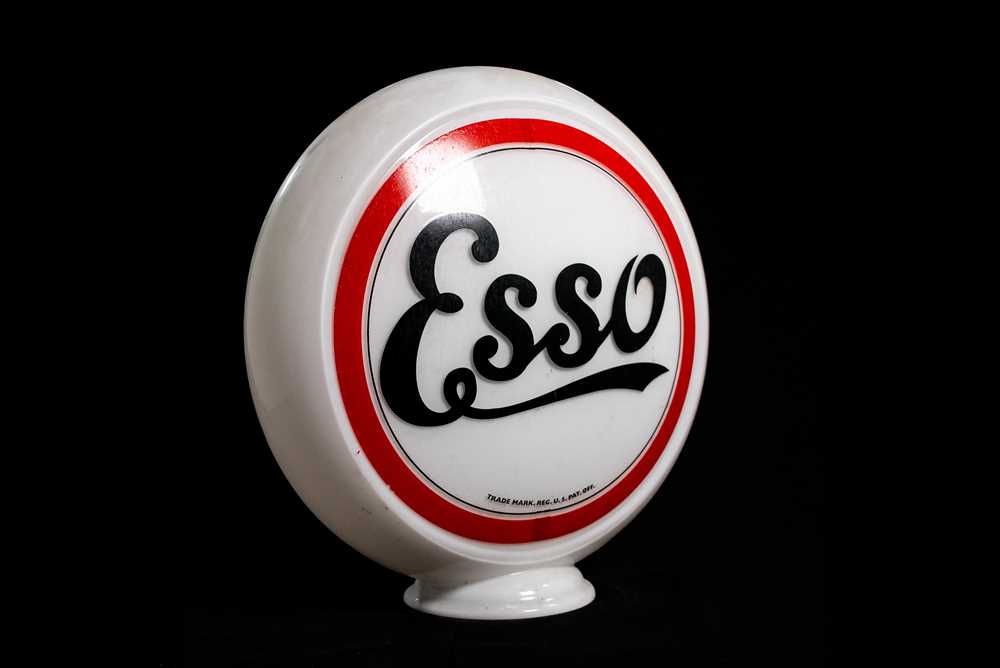Lot 17 - Esso Glass Petrol Pump Globe