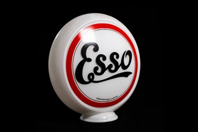 Lot 17 - Esso Glass Petrol Pump Globe