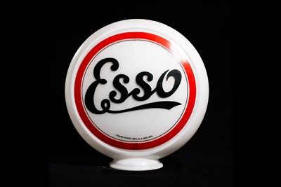 Lot 17 - Esso Glass Petrol Pump Globe