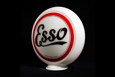 Lot 17 - Esso Glass Petrol Pump Globe