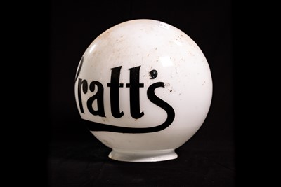 Lot 20 - Pratt’s Glass Petrol Pump Globe