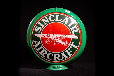 Lot 22 - Sinclair Aircraft Gasoline Petrol Pump Globe