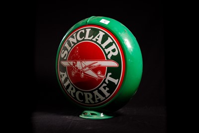 Lot 22 - Sinclair Aircraft Gasoline Petrol Pump Globe