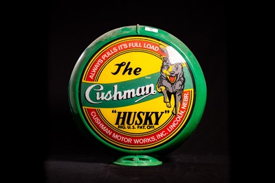 Lot 23 - Cushman Husky Gasoline Petrol Pump Globe