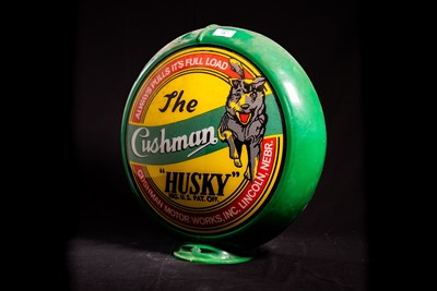 Lot 23 - Cushman Husky Gasoline Petrol Pump Globe