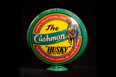 Lot 23 - Cushman Husky Gasoline Petrol Pump Globe