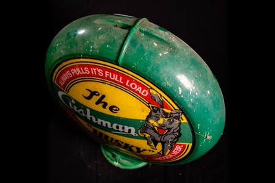 Lot 23 - Cushman Husky Gasoline Petrol Pump Globe