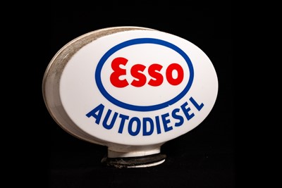 Lot 27 - Esso Autodiesel Plastic Petrol Pump Globe