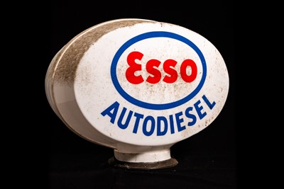 Lot 27 - Esso Autodiesel Plastic Petrol Pump Globe