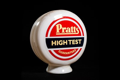 Lot 31 - Pratt’s High Test Guaranteed Plastic Petrol Pump Globe