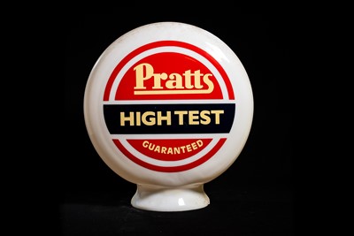 Lot 31 - Pratt’s High Test Guaranteed Plastic Petrol Pump Globe
