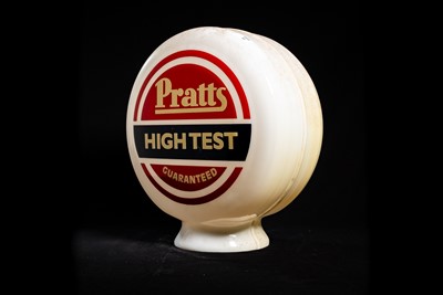 Lot 31 - Pratt’s High Test Guaranteed Plastic Petrol Pump Globe