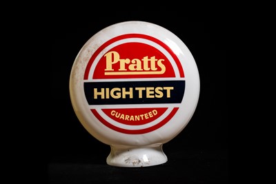 Lot 31 - Pratt’s High Test Guaranteed Plastic Petrol Pump Globe