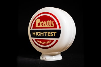 Lot 31 - Pratt’s High Test Guaranteed Plastic Petrol Pump Globe