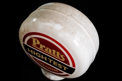 Lot 31 - Pratt’s High Test Guaranteed Plastic Petrol Pump Globe